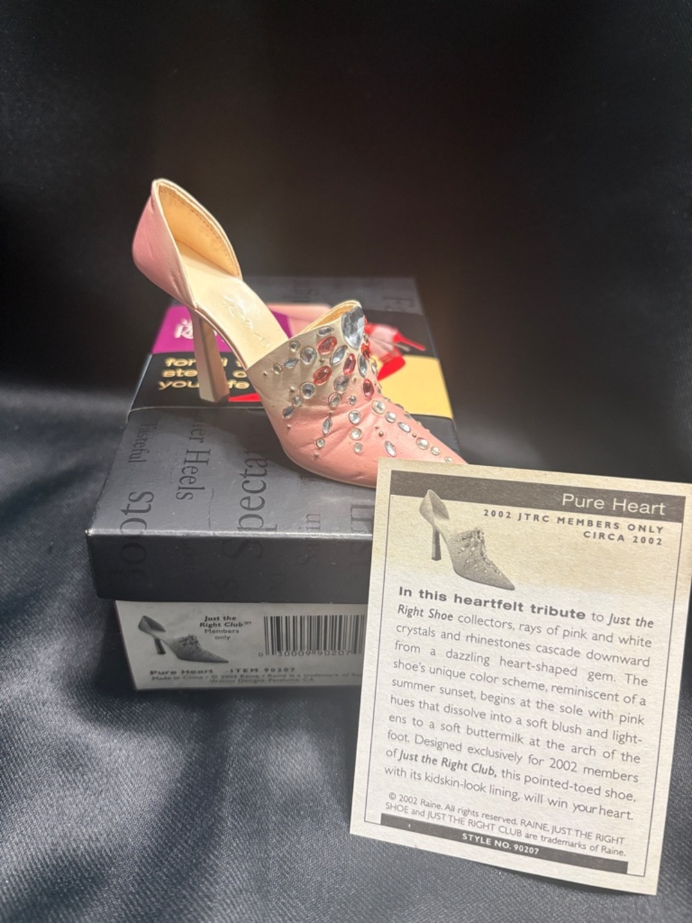 Just The Right Shoe Pink and Cream Heels